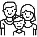 Pictogramme photo de famille