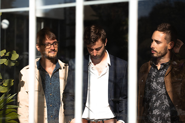 Photographie shooting photo de 3 hommes musiciens