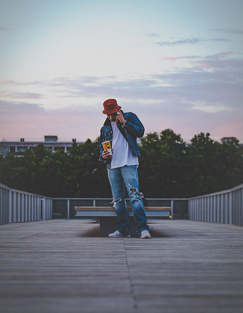 Photographie portrait rappeur à Rouen